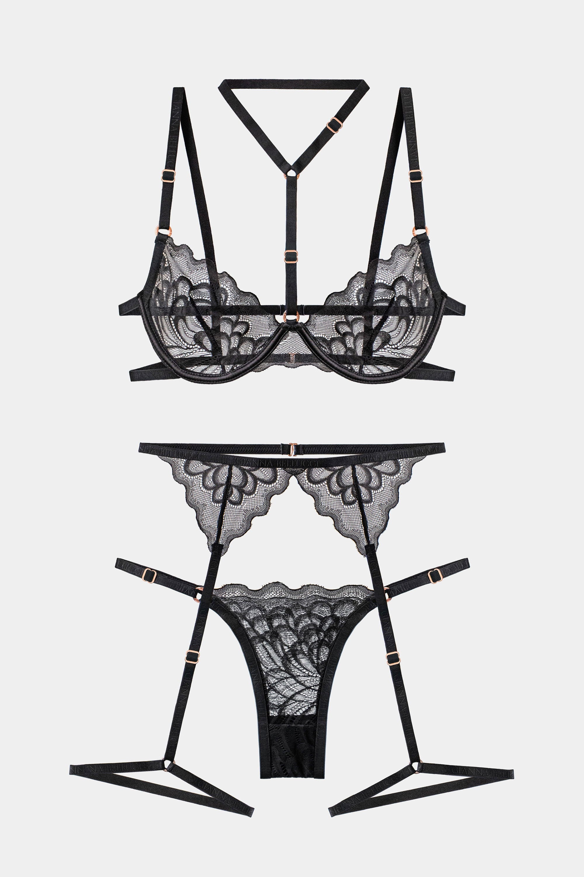 Andrea Set - Black | Gianna Bellucci