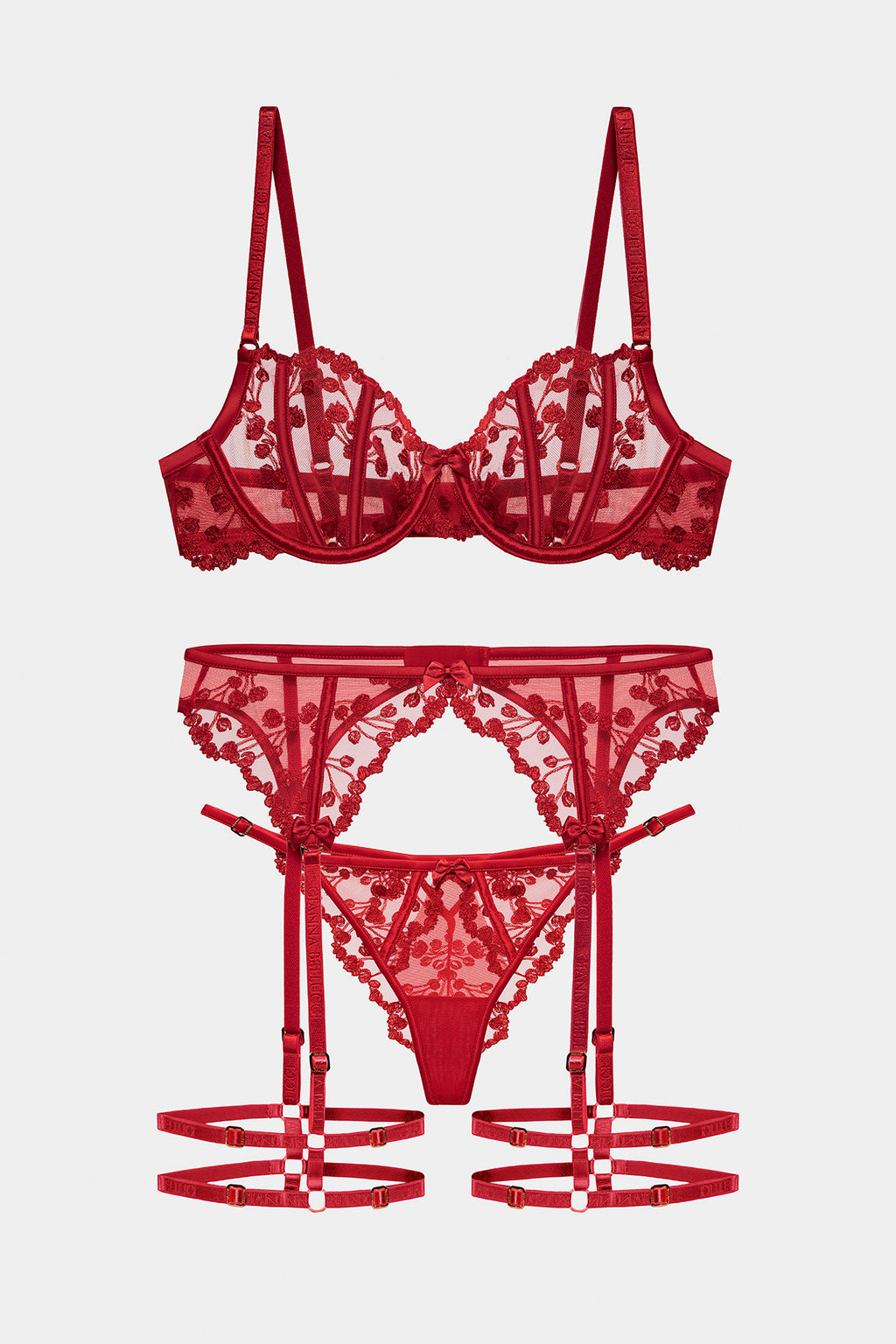 Gabriella Set - Red | Gianna Bellucci