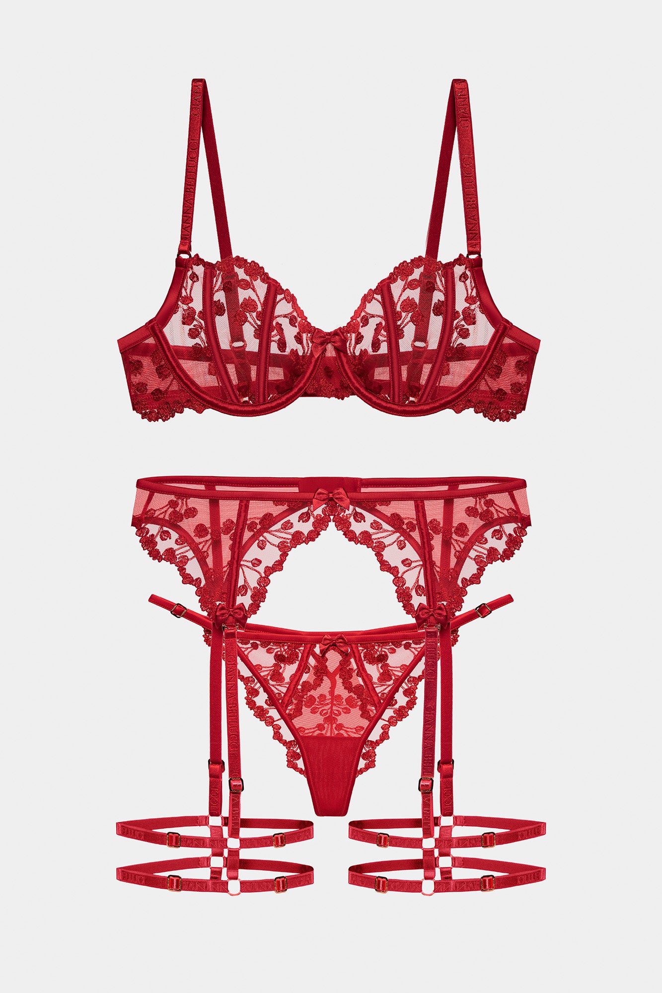 Gabriella Set - Red | Gianna Bellucci