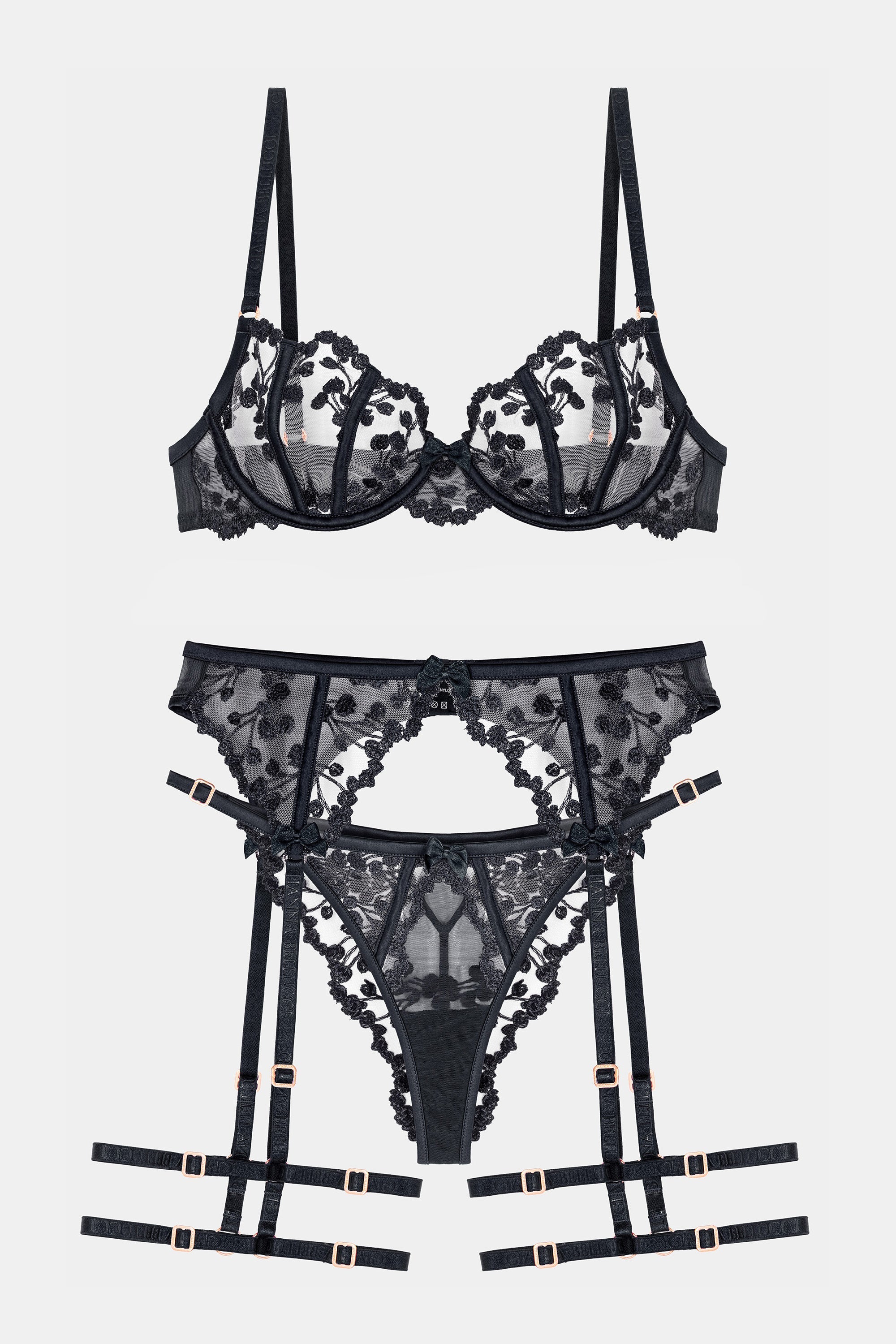 Gabriella Set - Black | Gianna Bellucci