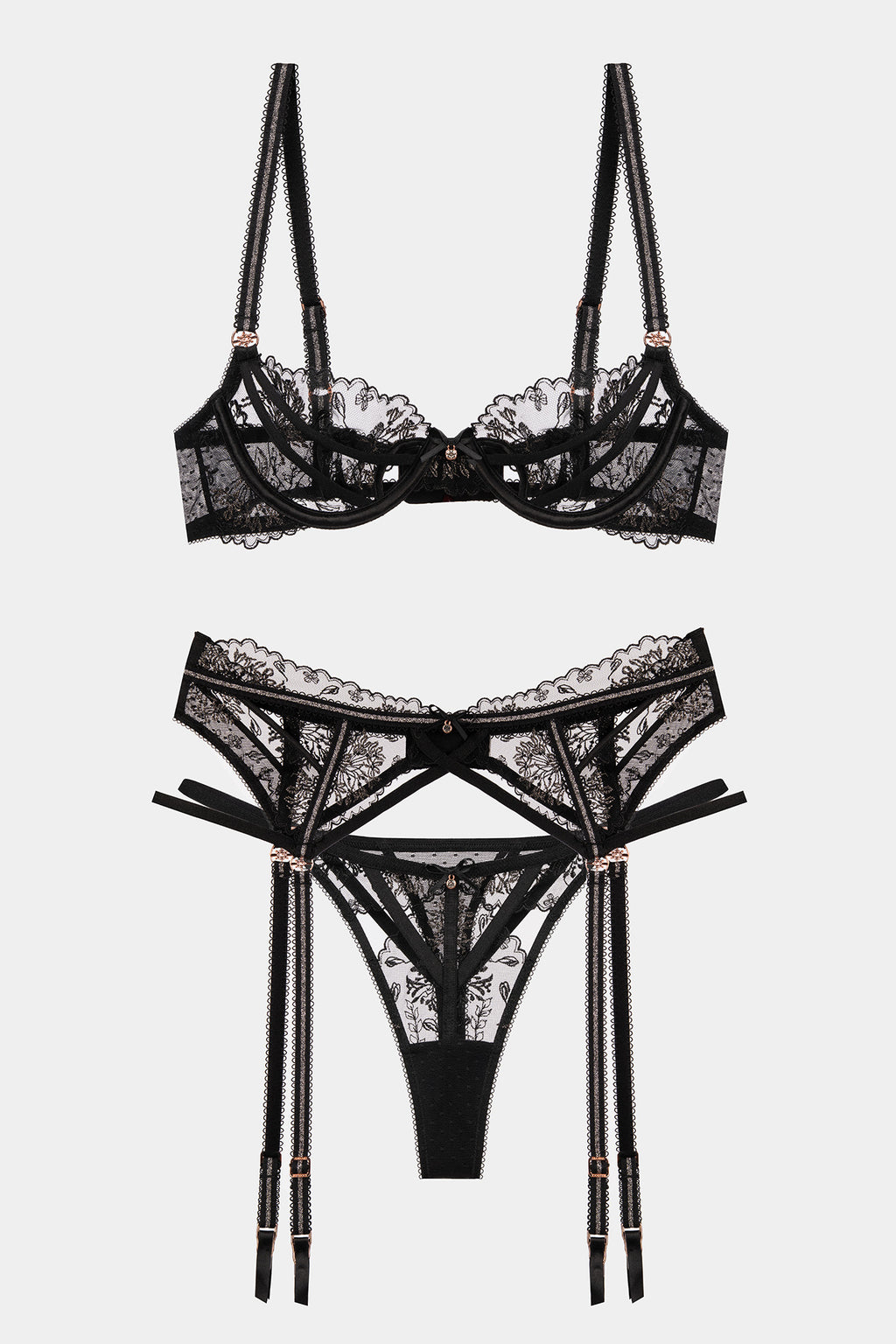 Raffaella Set - Black | Gianna Bellucci