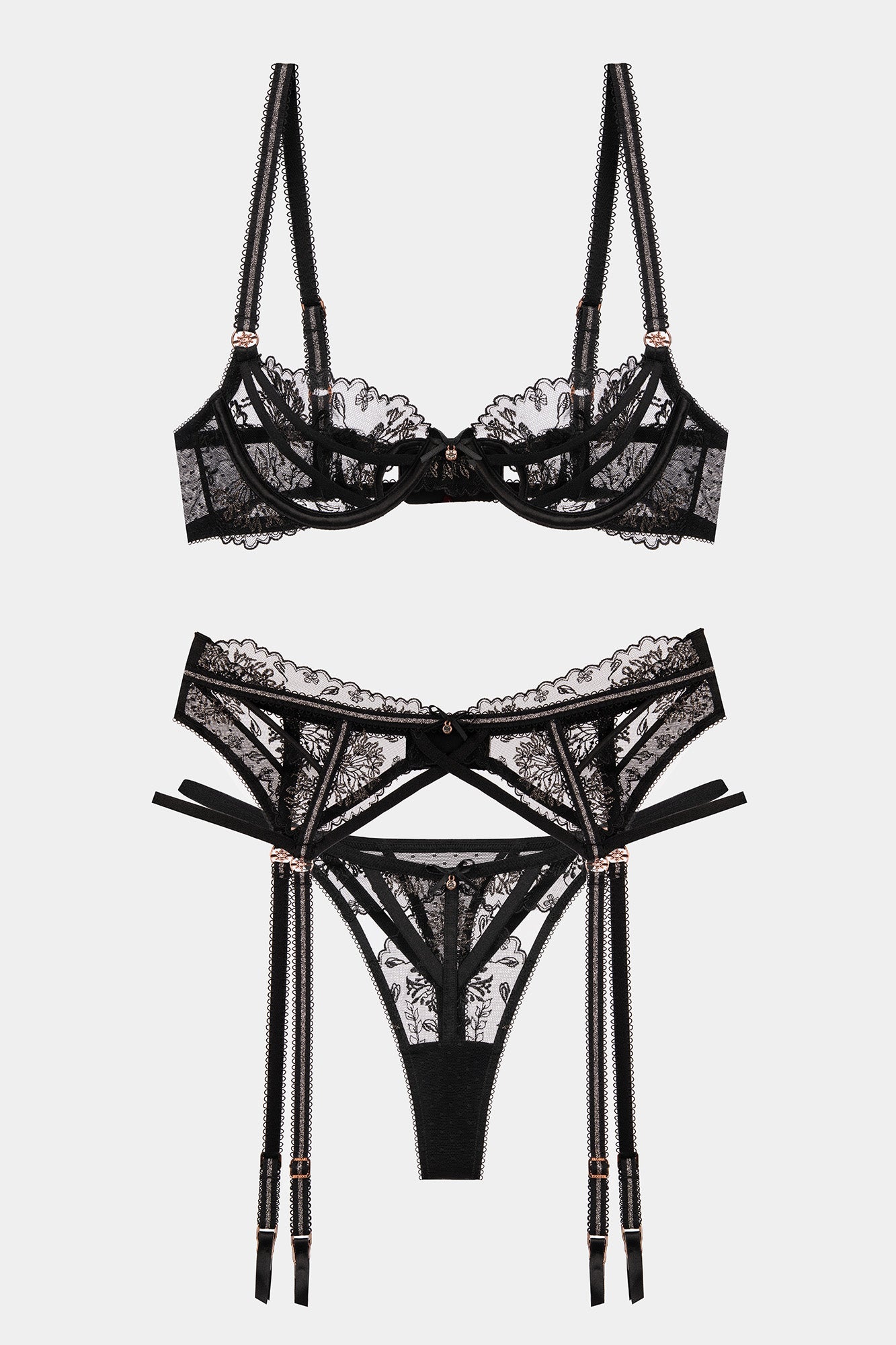 Raffaella Set - Black | Gianna Bellucci
