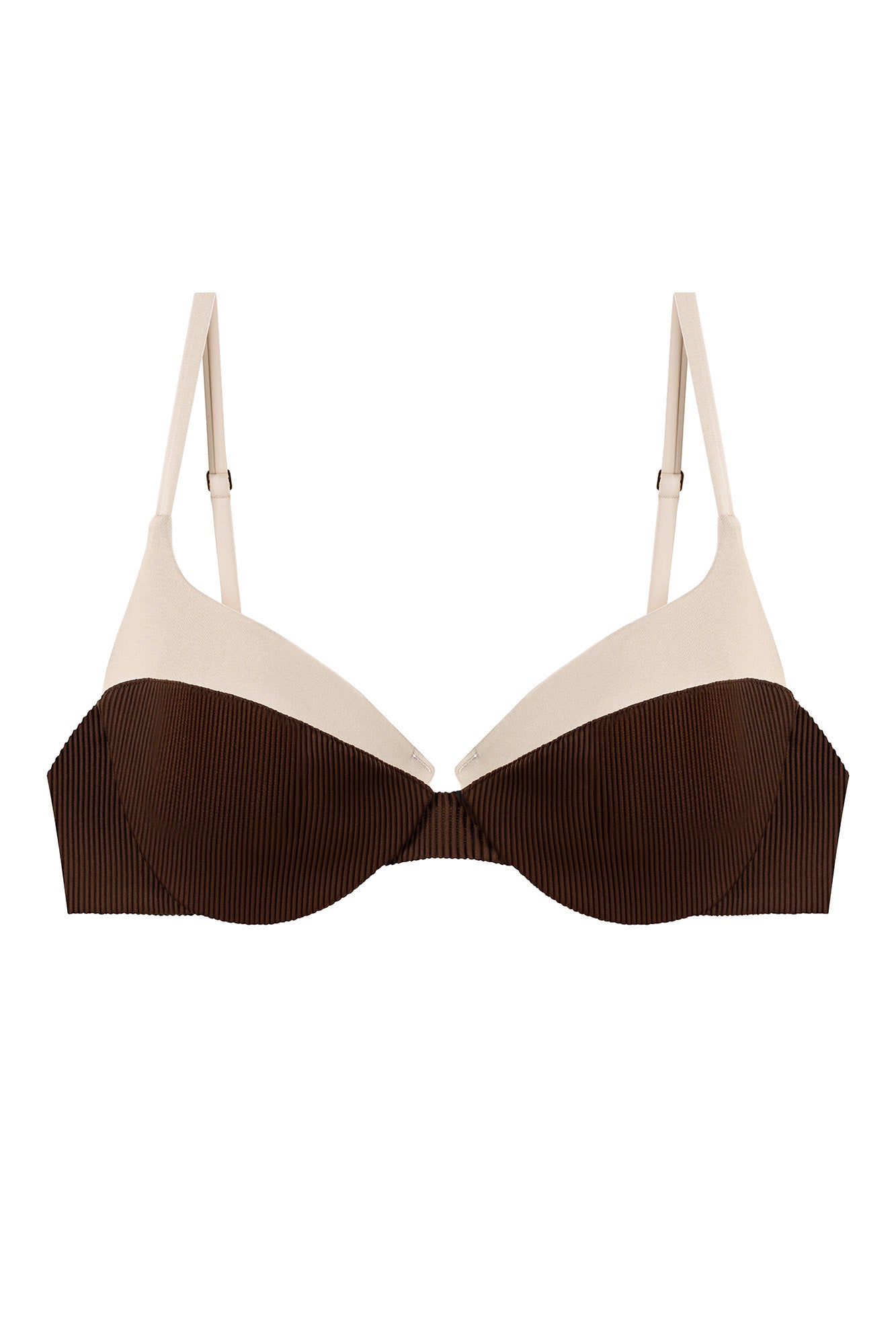 Ravellina bikini top - Chocolate | Gianna Bellucci