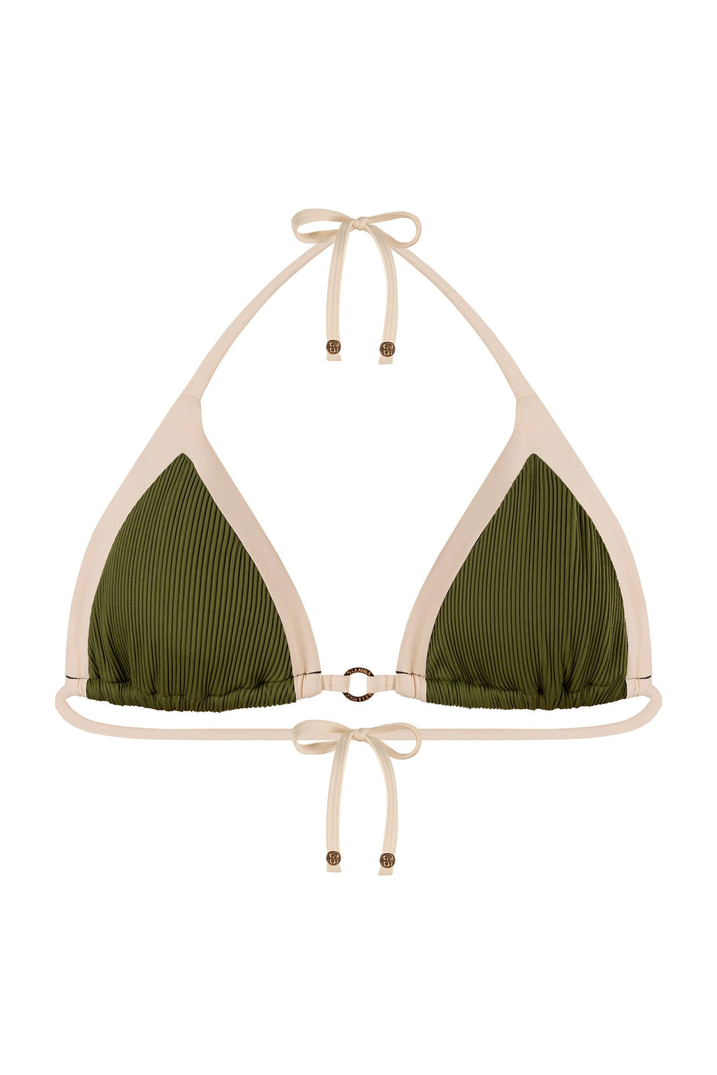 Sorrentina bikini top - Green | Gianna Bellucci