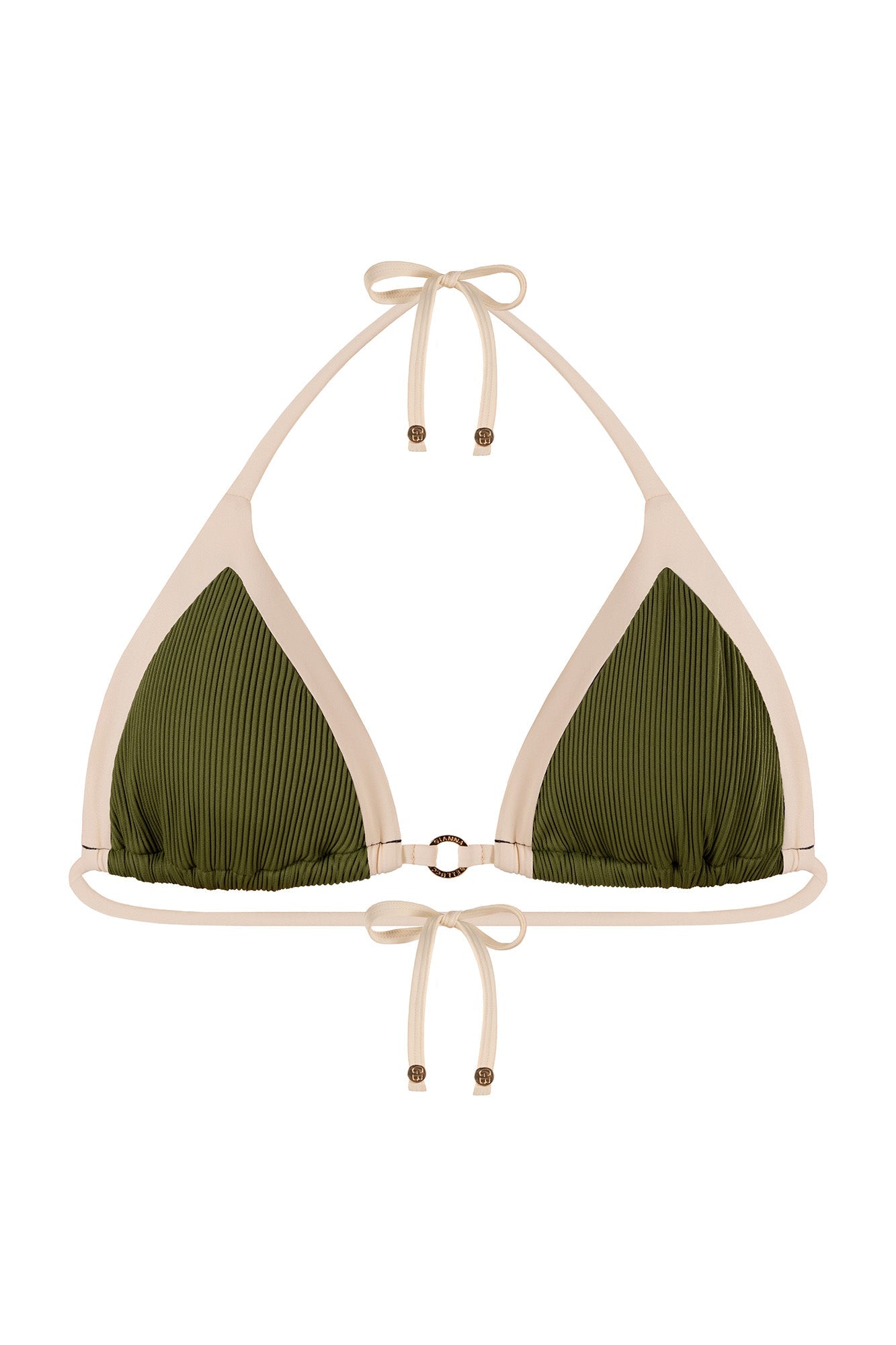 Sorrentina bikini top - Green | Gianna Bellucci