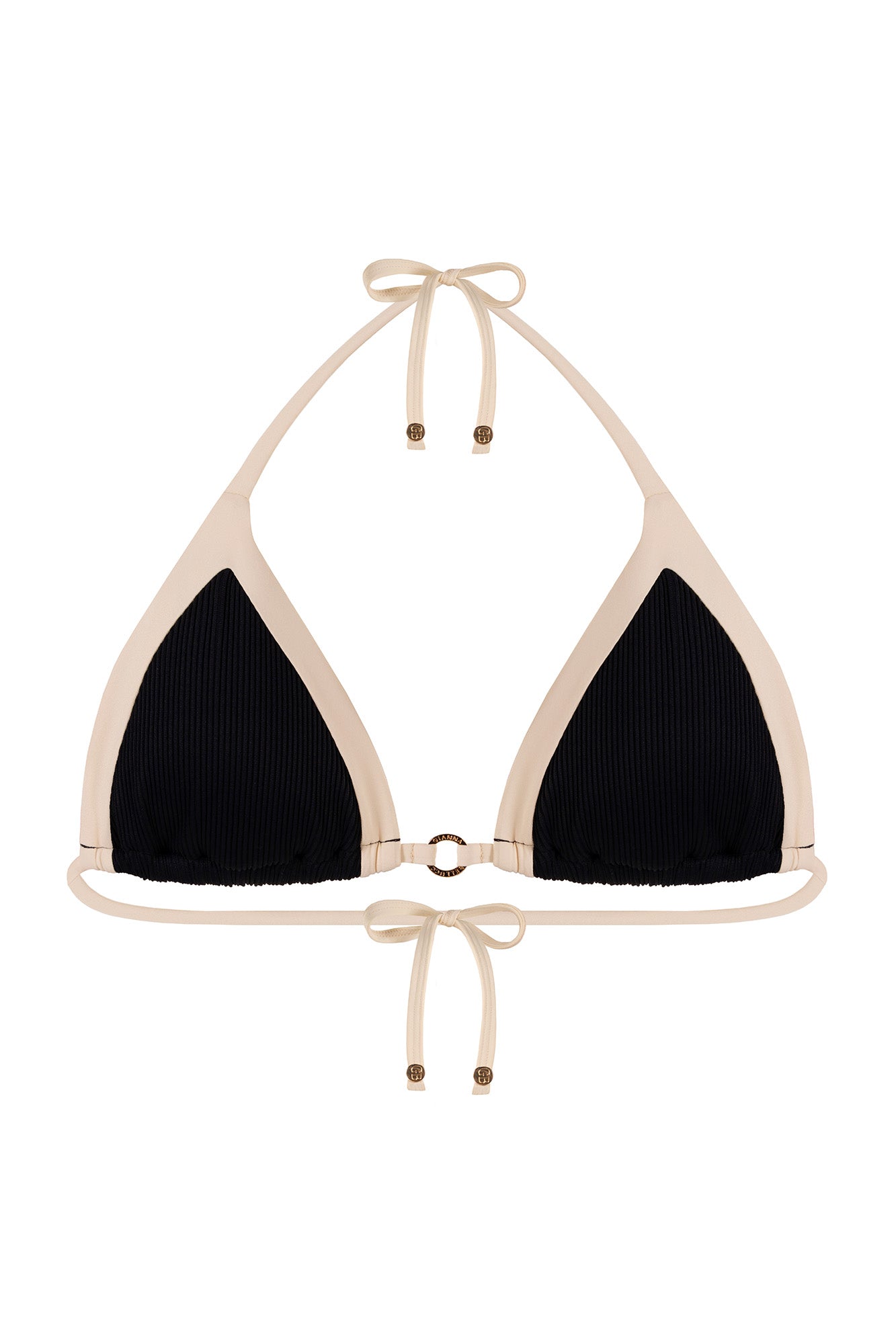 Sorrentina bikini top - Black | Gianna Bellucci