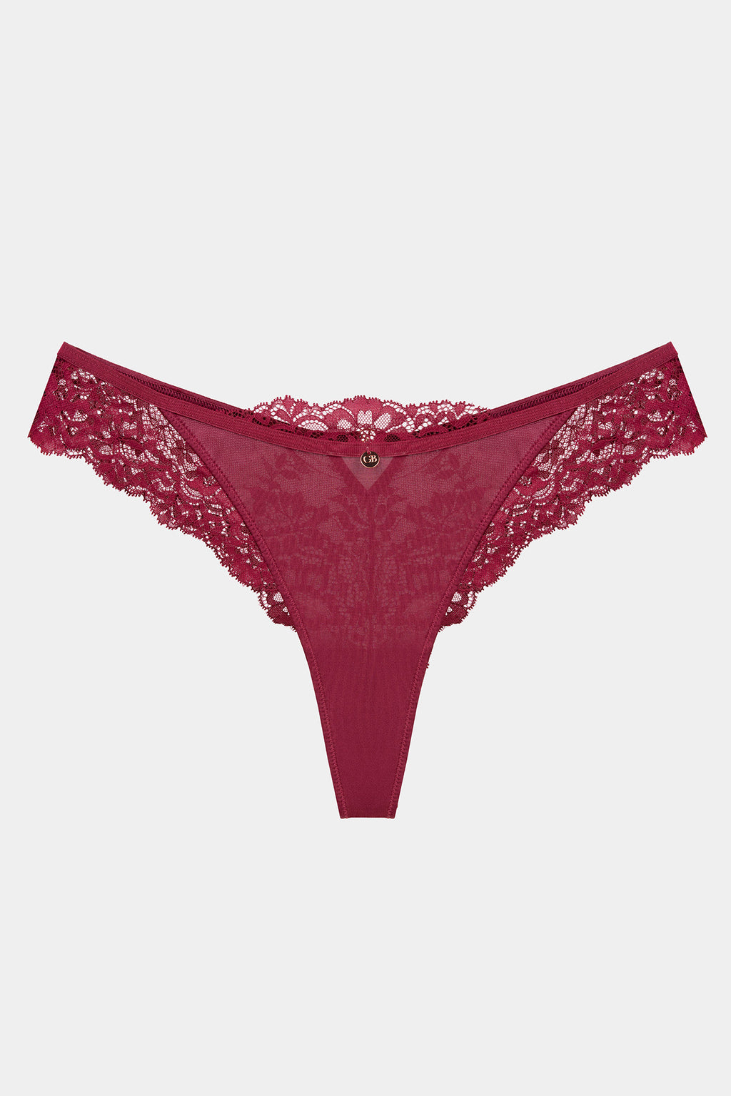 Francesca Brazilian Briefs - Burgundy | Gianna Bellucci